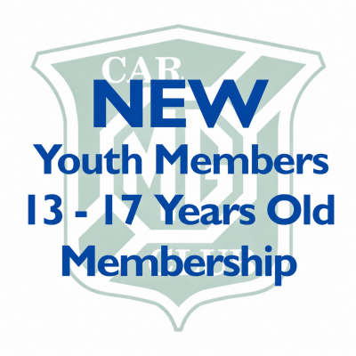 NEW - Youth Members aged 13-17 Membership
