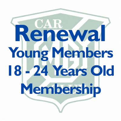 RENEWAL - Young Members aged 18-24 Years