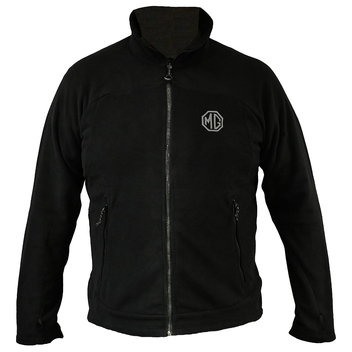 high low zip up jacket