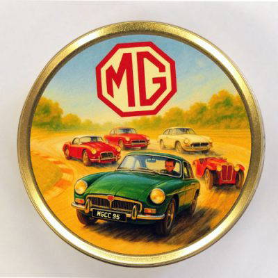 MGs on Track travel sweets