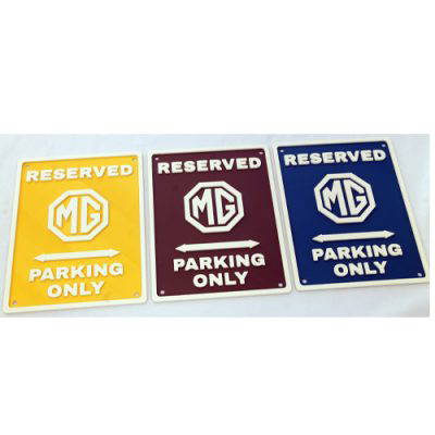 Small MG Parking sign